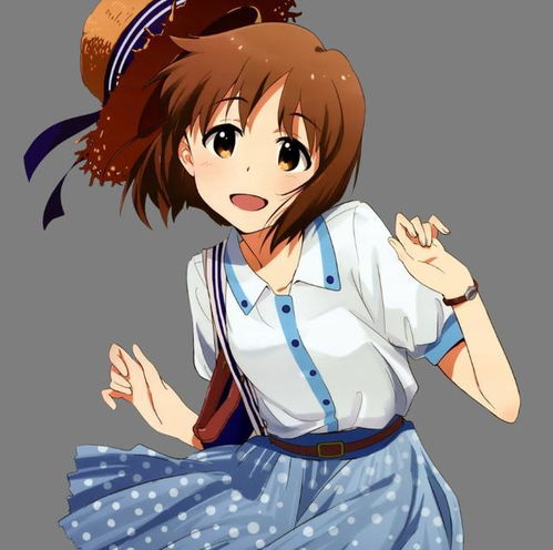动漫头像清纯动人的美少女,对未来充满了希望