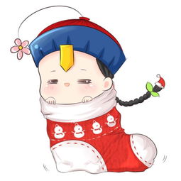 虽虽酱小僵尸头像圣诞节特供