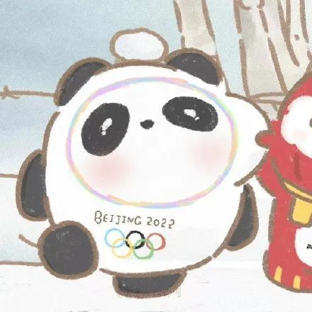 冰墩墩头像雪容融头像冬奥吉祥物头像
