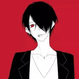 樱奈红色系动漫男生头像