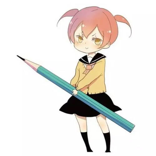 一组小清新的女生插画头像
