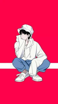 插画男生穿搭手绘插画,希望你喜欢啦