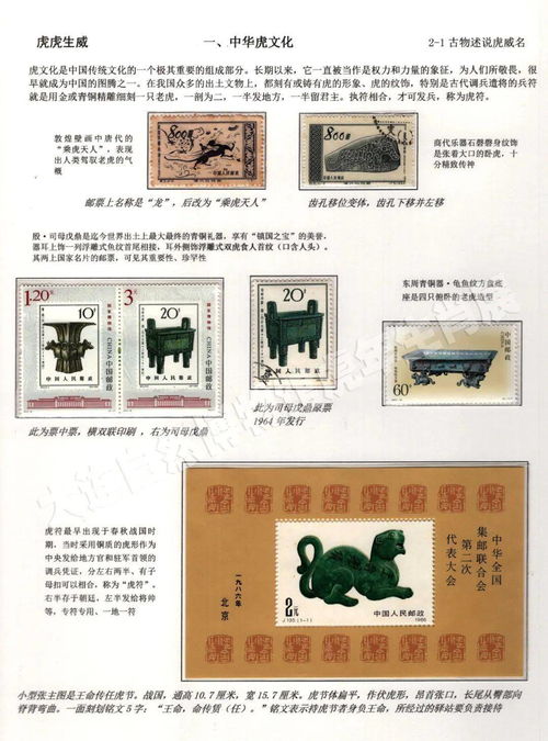 大连自然博物馆虎年生肖展线上展览虎虎生威中国虎年生肖邮票上